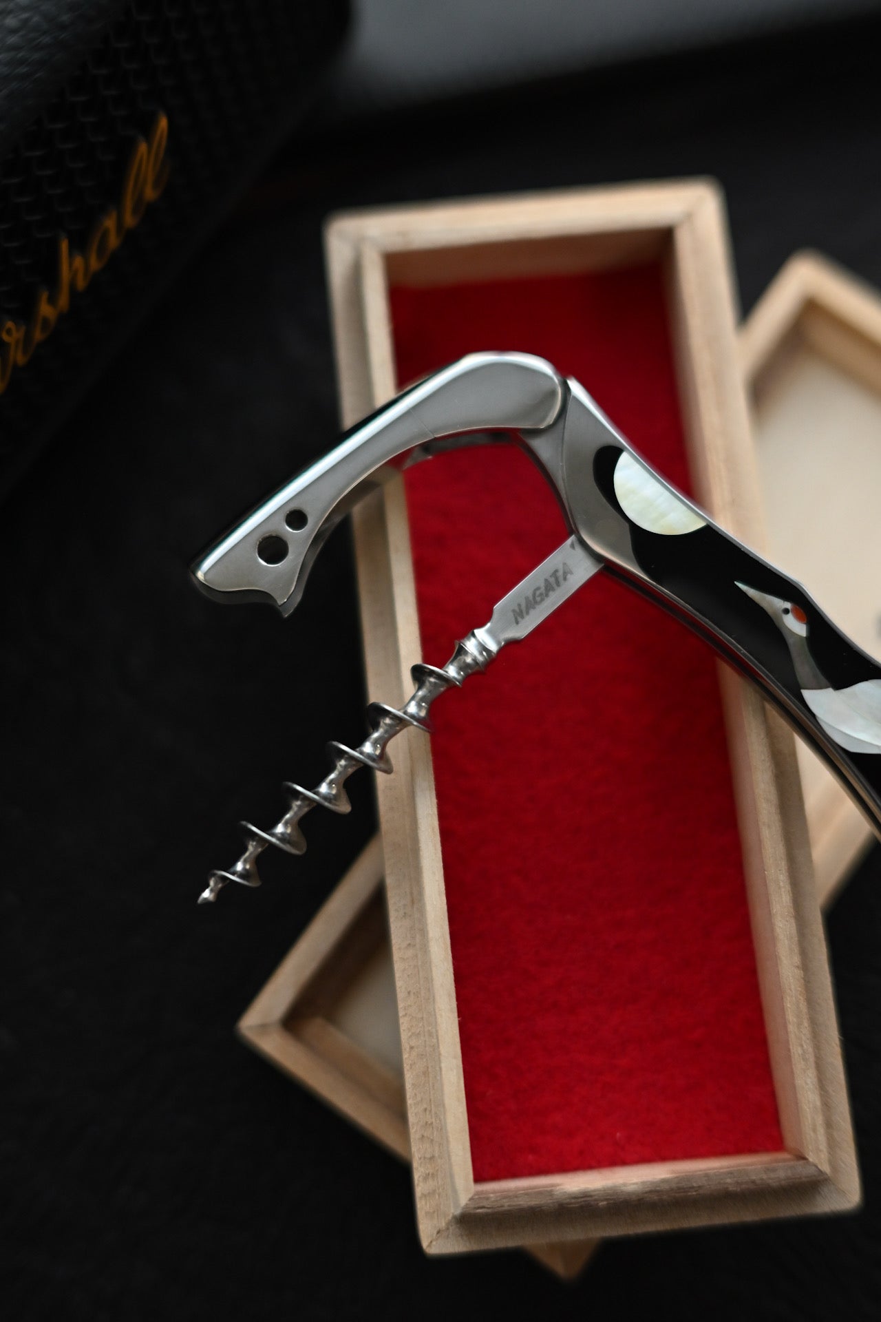 Ikuo Nagata One-Off｜Red-Crowned Crane Wine Opener Knife