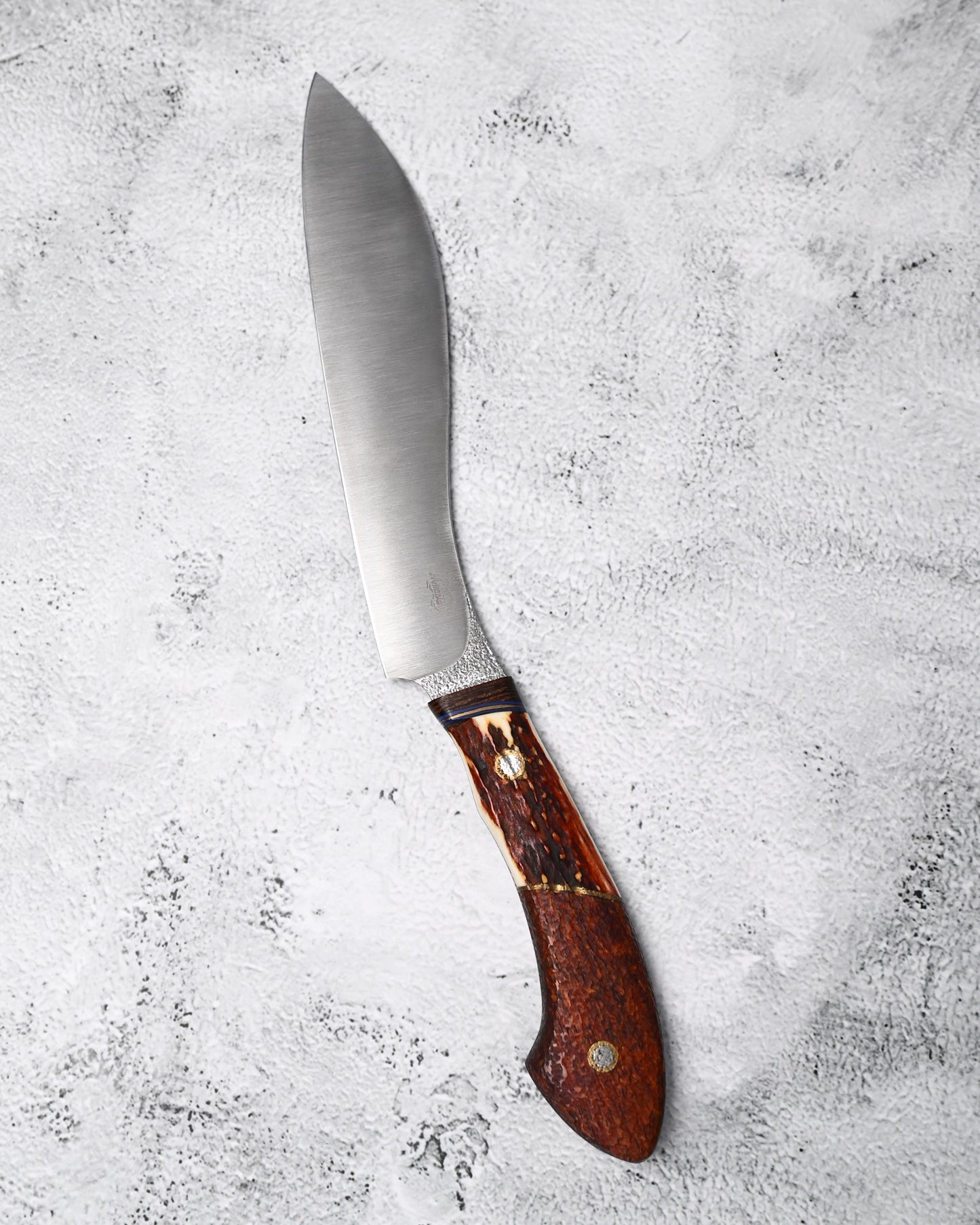 Japan Made Yoshio Sugiyama Handmade VG10 Chef Knife｜Deer Antler & Rosewood Handle