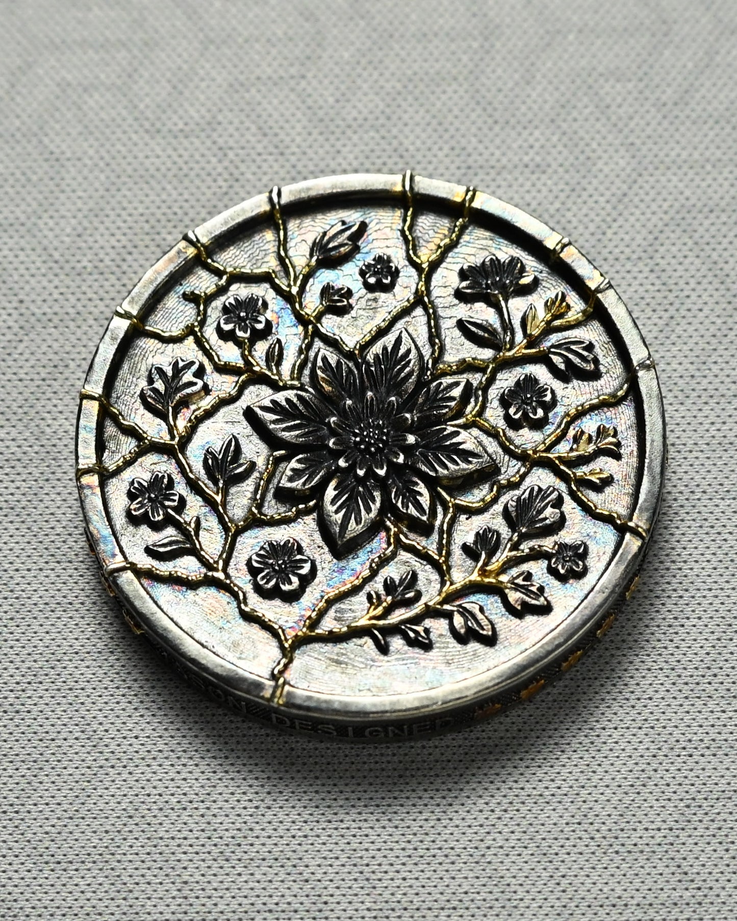 Eternal Bloom | Jason’s Limited EDC Worry Coin (10 Pieces Worldwide)