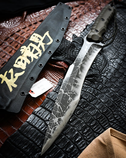 Kiku Matsuda × Kiku Knives｜FUJIN Tactical Knife – Ginza Exhibition Special (Rare Collector’s Edition, Extra Thick Blade)