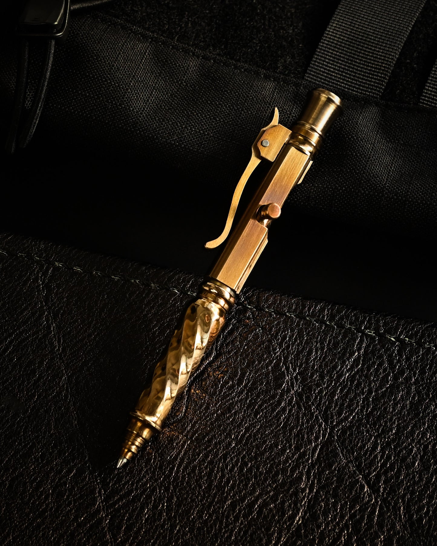 Hidetoshi Nakayama New Custom Tactical Pen Twist Pattern Body ＋ Damascus Blade Head