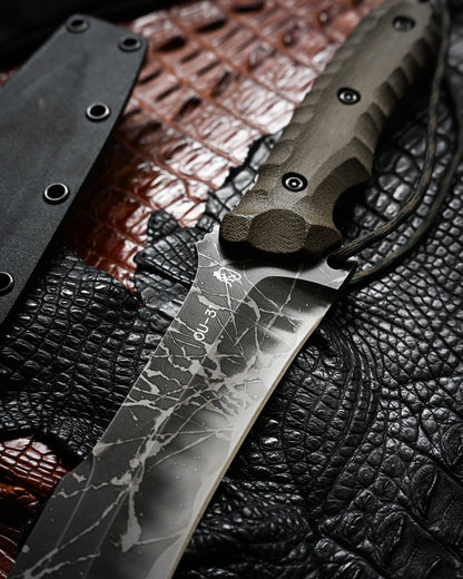 Kiku Matsuda × Kiku Knives｜FUJIN Tactical Knife – Ginza Exhibition Special (Rare Collector’s Edition, Extra Thick Blade)
