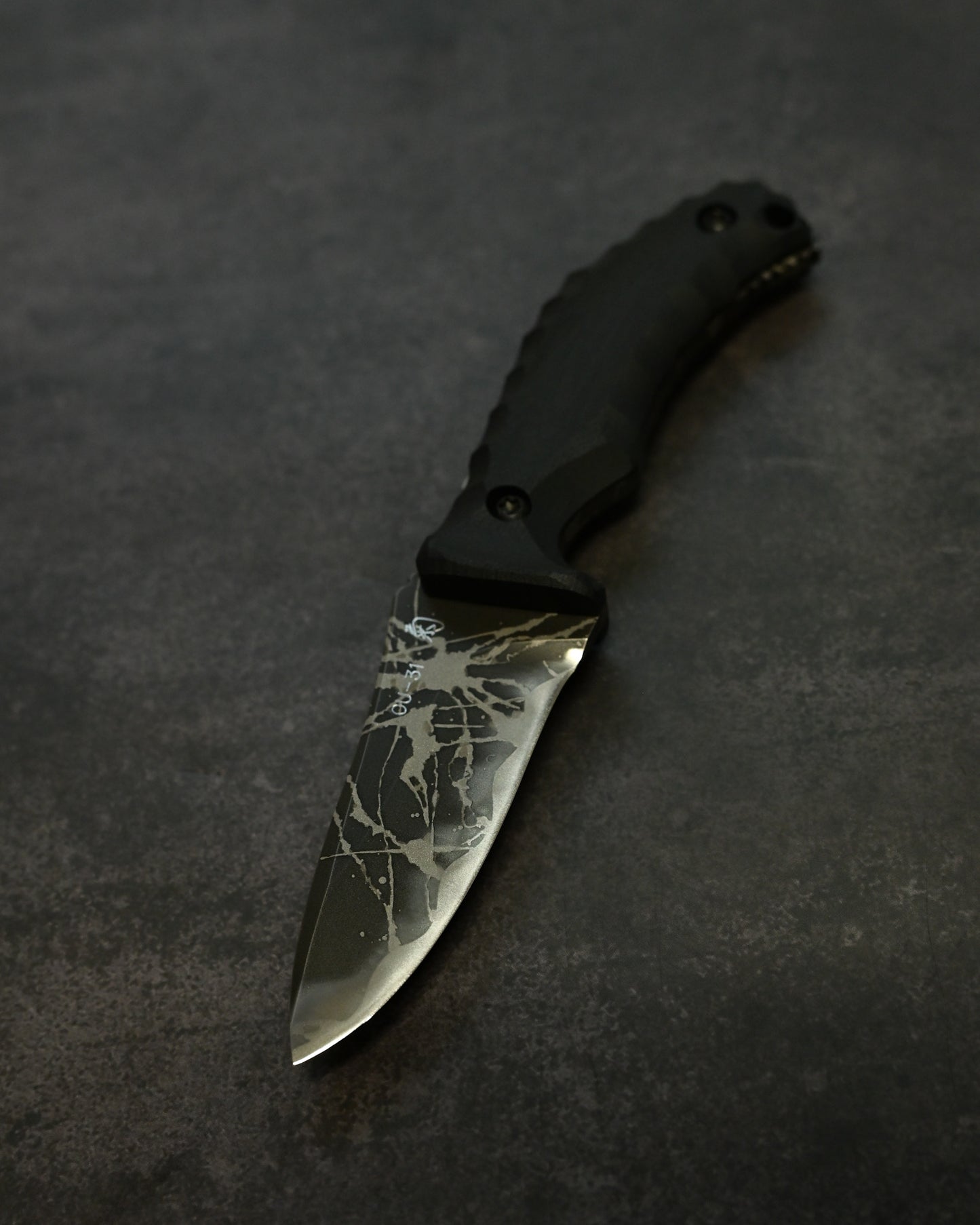 Limited Edition｜Kiku Matsuda “Southern Cross”｜OU-31 Outdoor Fixed Blade｜Black G10 Handle｜Handmade in Japan