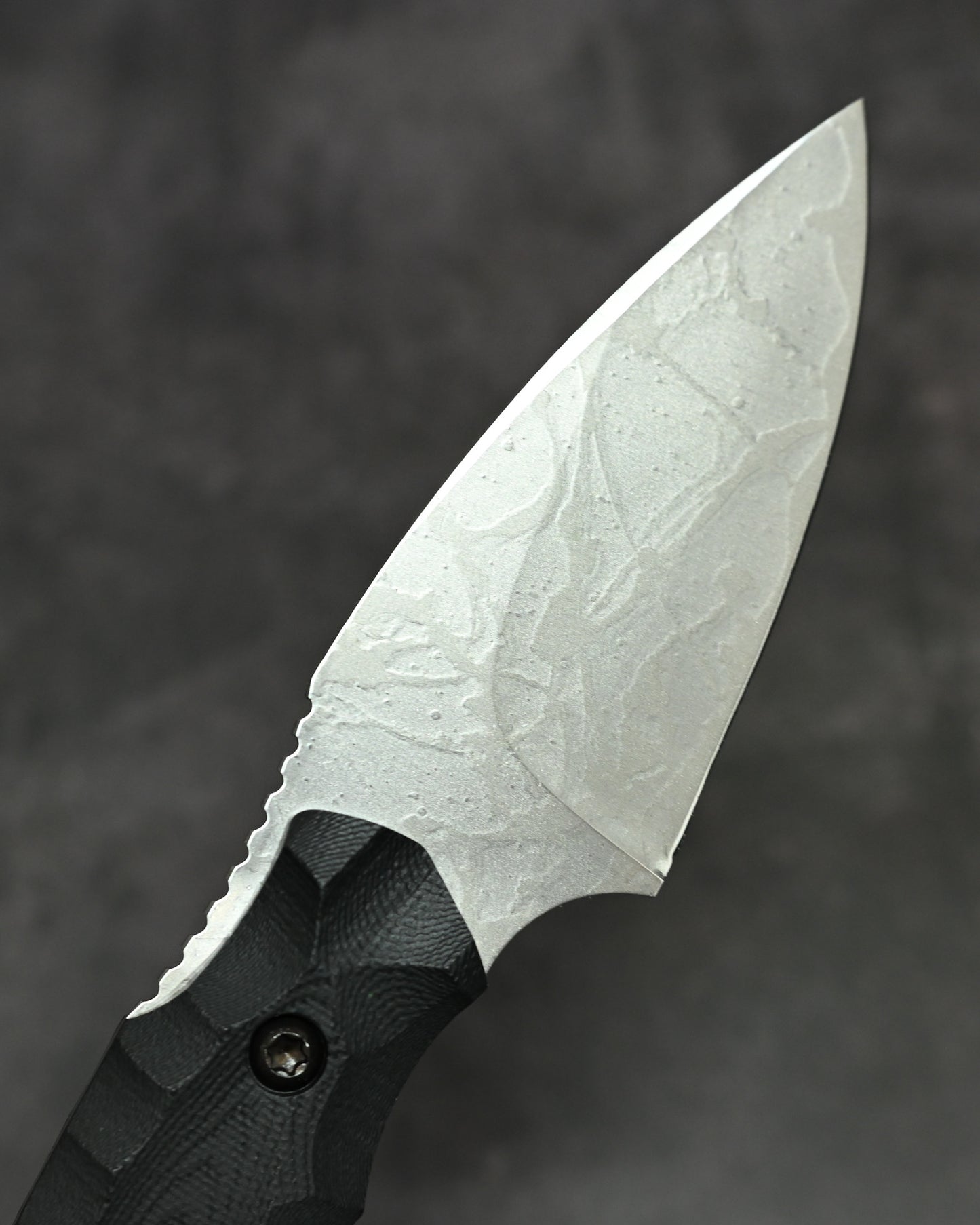 極稀少｜琵琶湖特別モデル｜松田菊男「湖風」｜14C28N アウトドア直刀｜G10ハンドル