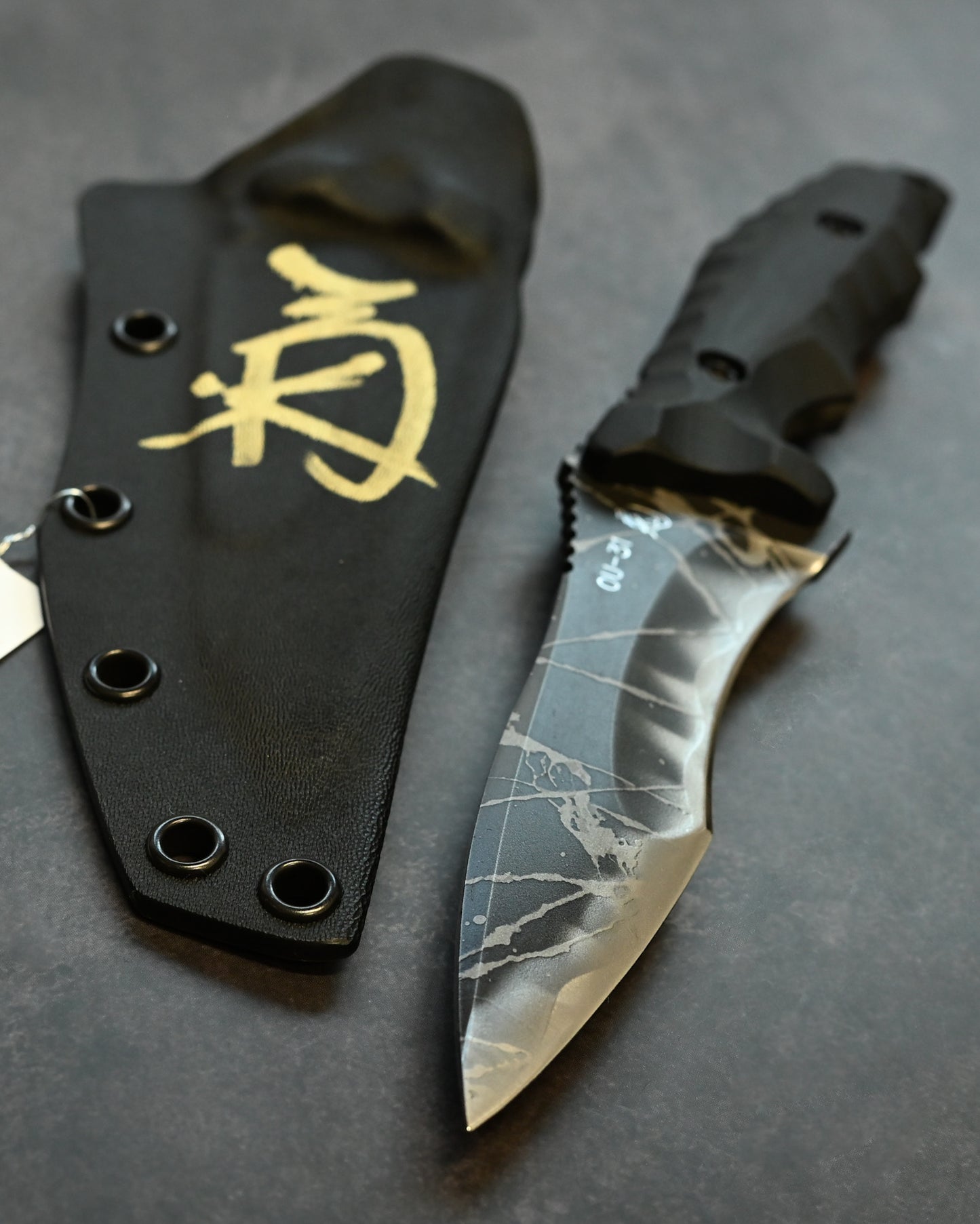 Extremely Rare｜Lake Biwa Exhibition Edition｜Kiku Matsuda “Cyclone”｜OU-31 Outdoor Fixed Blade｜G10 Handle