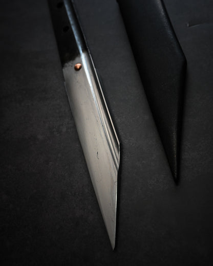 Yukio Nibu One-Off Custom Knife R8-15 – Reclaimed Kamakura-Period Tachi Fragment