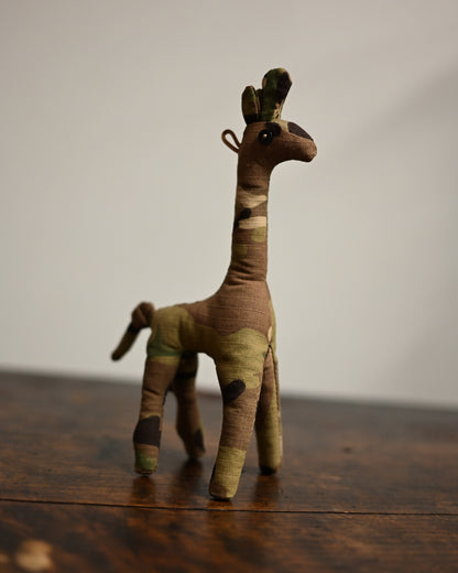 Sunizumi Shoten × Kotobukidou Camo Giraffe Custom Mascot Charm