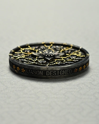Eternal Bloom | Jason’s Limited EDC Worry Coin (10 Pieces Worldwide)