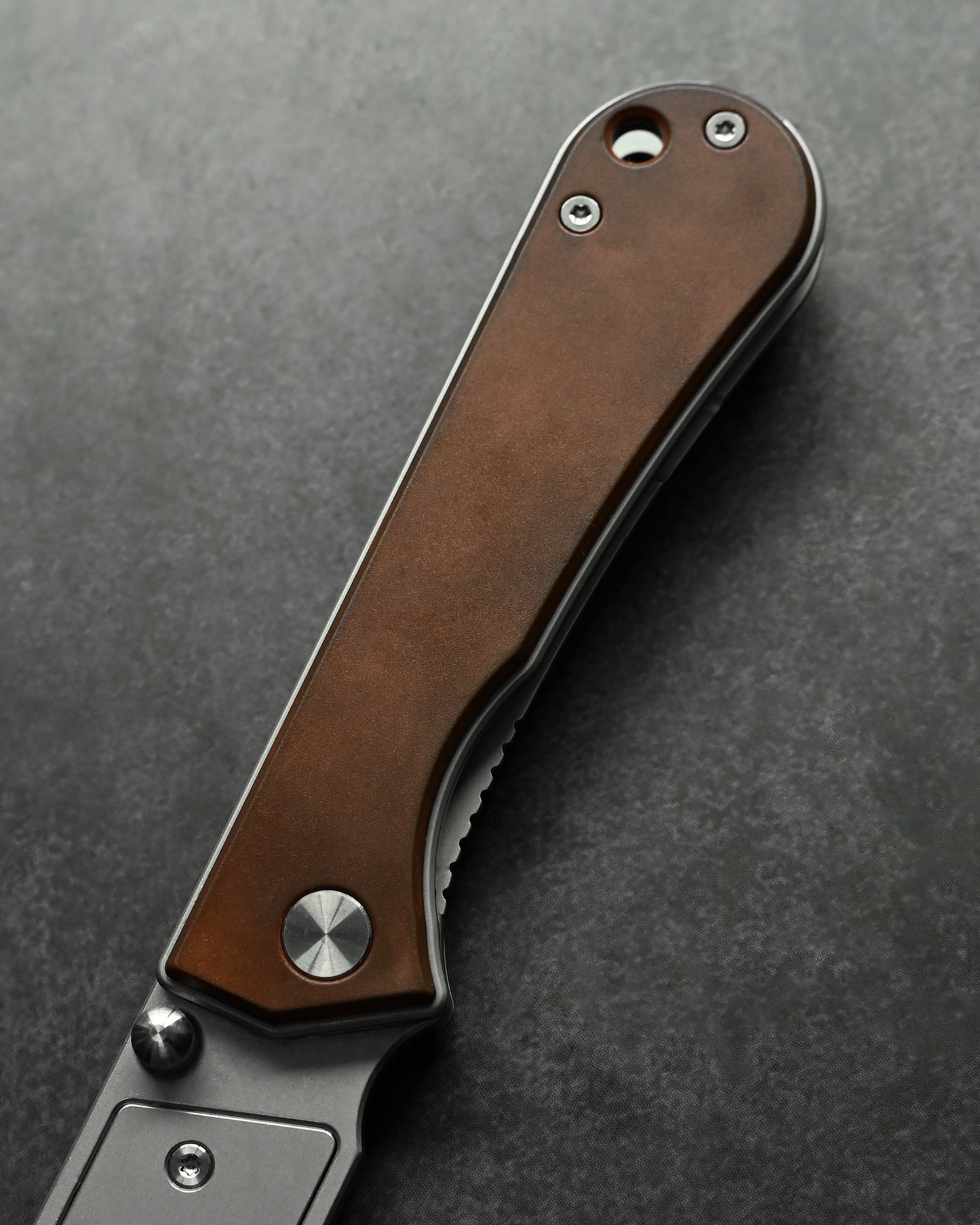 NUKNIVES Copper Handle Quick-Open Replaceable Blade Utility Knife | Kumpanter U23