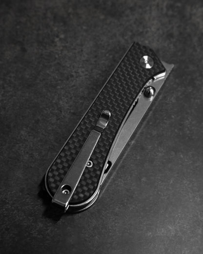 NUKNIVES T33 Multi-Functional Folding Screwdriver – Composite Carbon Fiber Handle (Includes EDC Pouch)