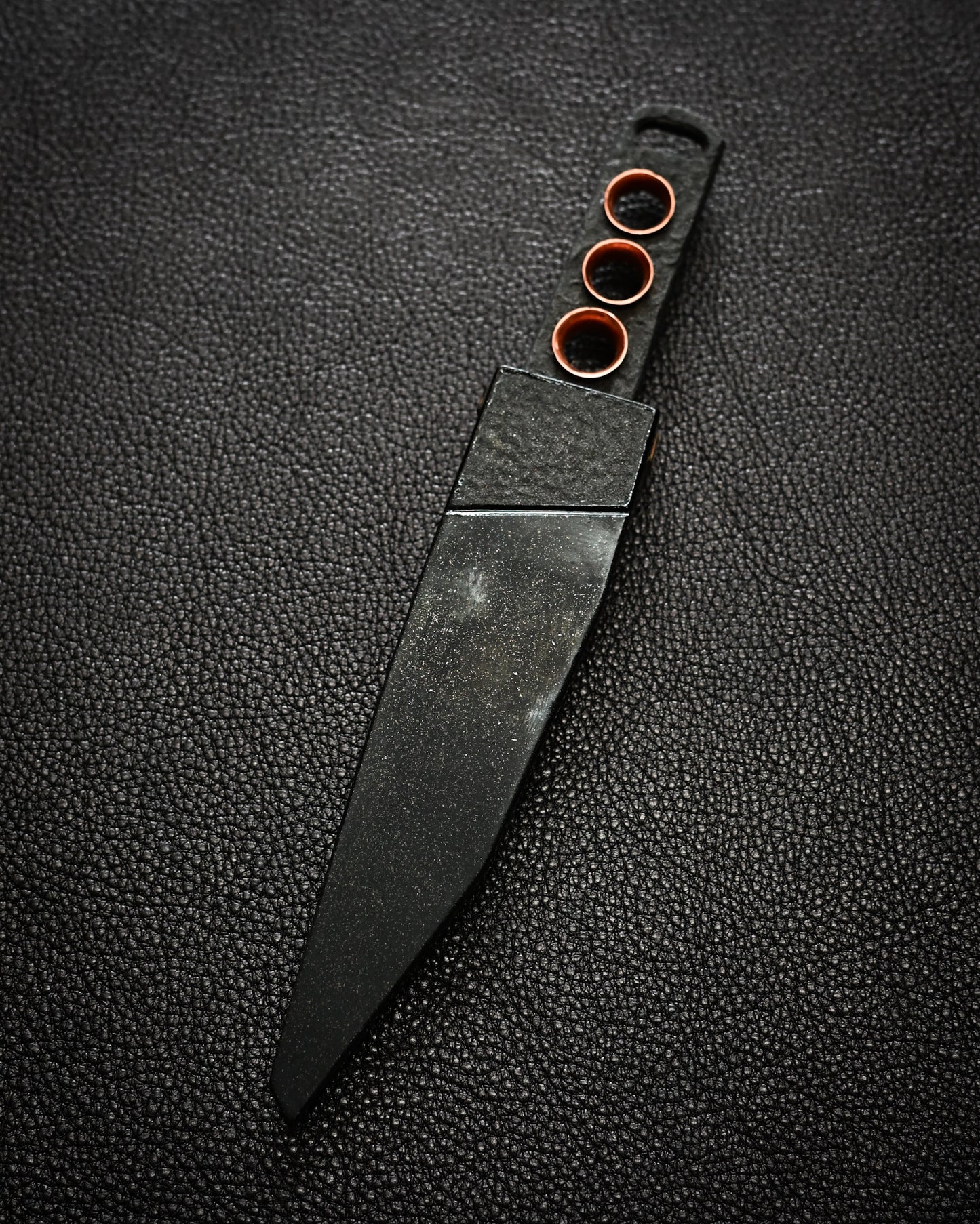 Recommended Artist Yukio Nibu One-Off Custom Knife No. R8-8 Forged from Vintage Hand-Forged Blade Steel