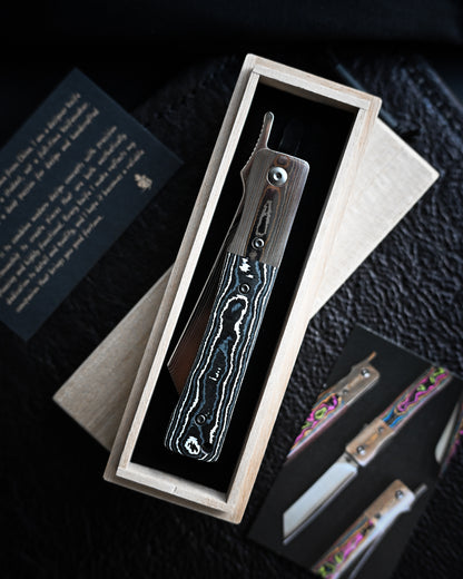 haoworks Eirou Atsumori Custom Folding Knife
