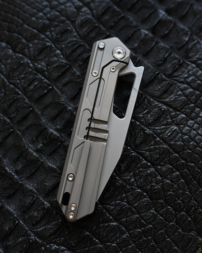 TACRAY DT03 Folding Cooking Knife (Titanium Handle | SRS13 Blade)