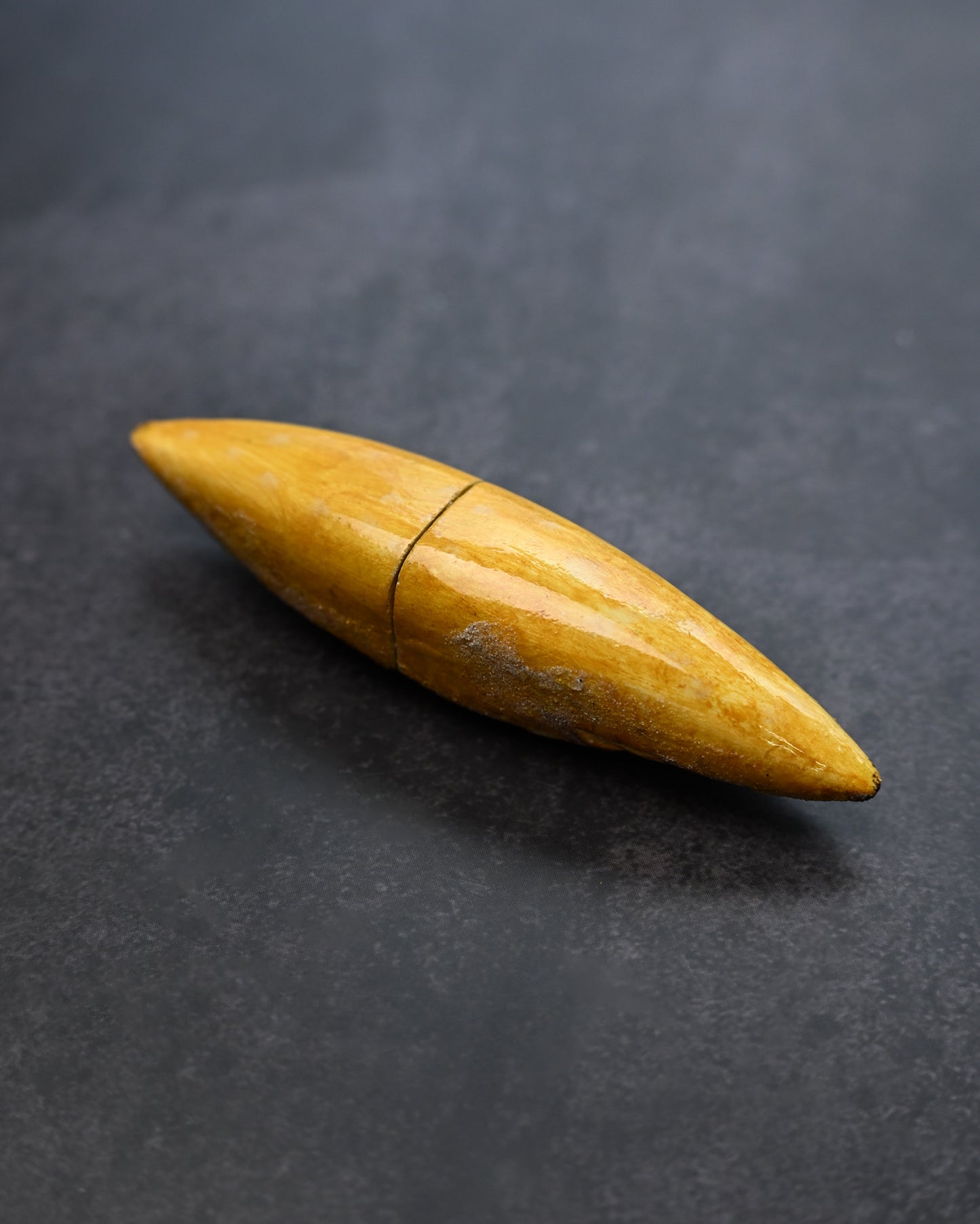 銀座展示会限定 黒澤次夫 手作り 積層鋼ミニナイフ「プレバケット」 パン型木製シース 彫刻・手彩色・漆仕上げ