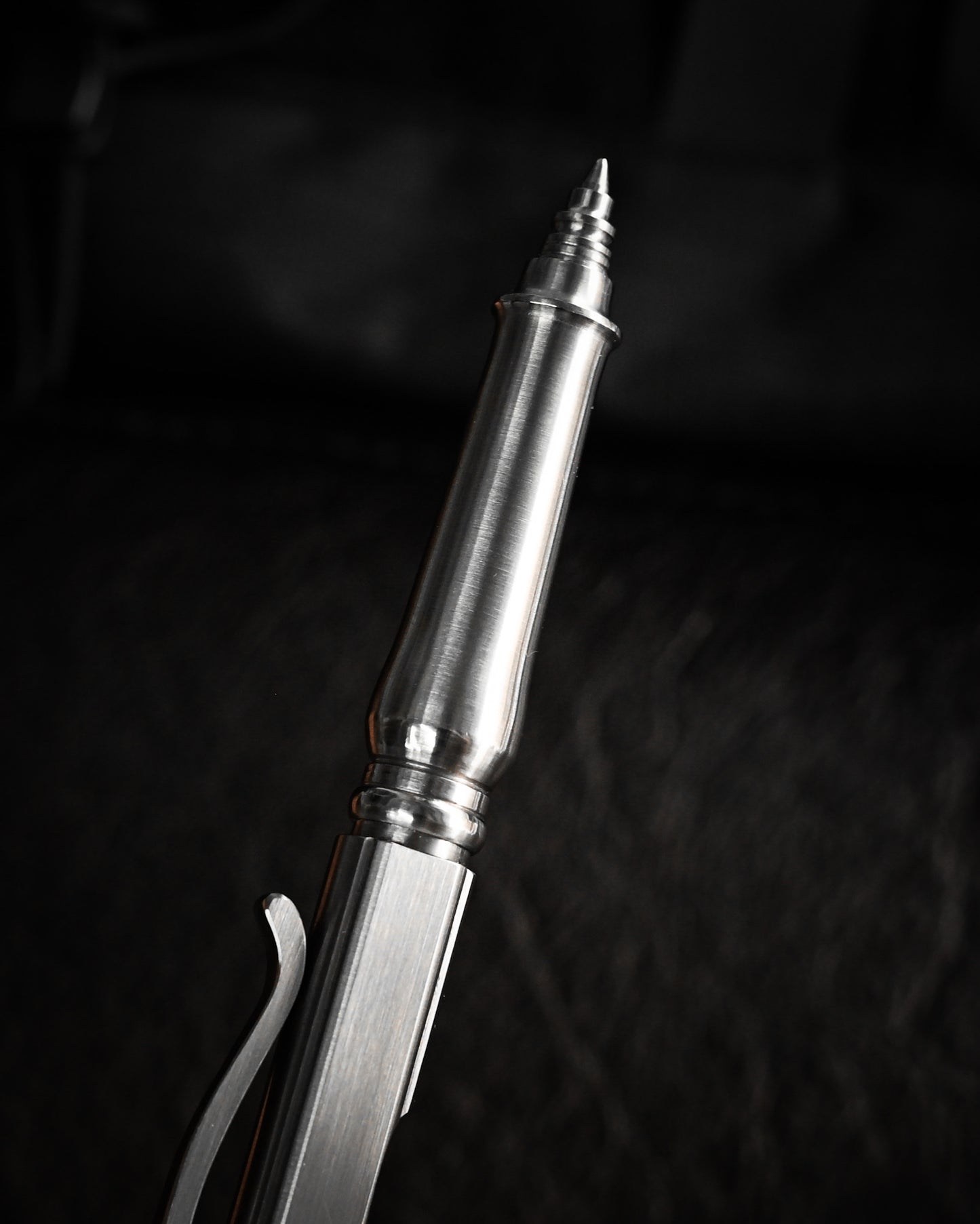 Hidetoshi Nakayama Custom Stainless Steel Bolt-Action Tactical Pen Knife