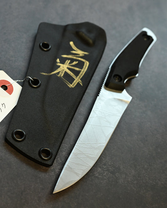 Extremely Rare｜Lake Biwa Exhibition Edition｜Kiku Matsuda “Mugetsu”｜14C28N Ultra-Light Outdoor Fixed Blade｜G10 Handle