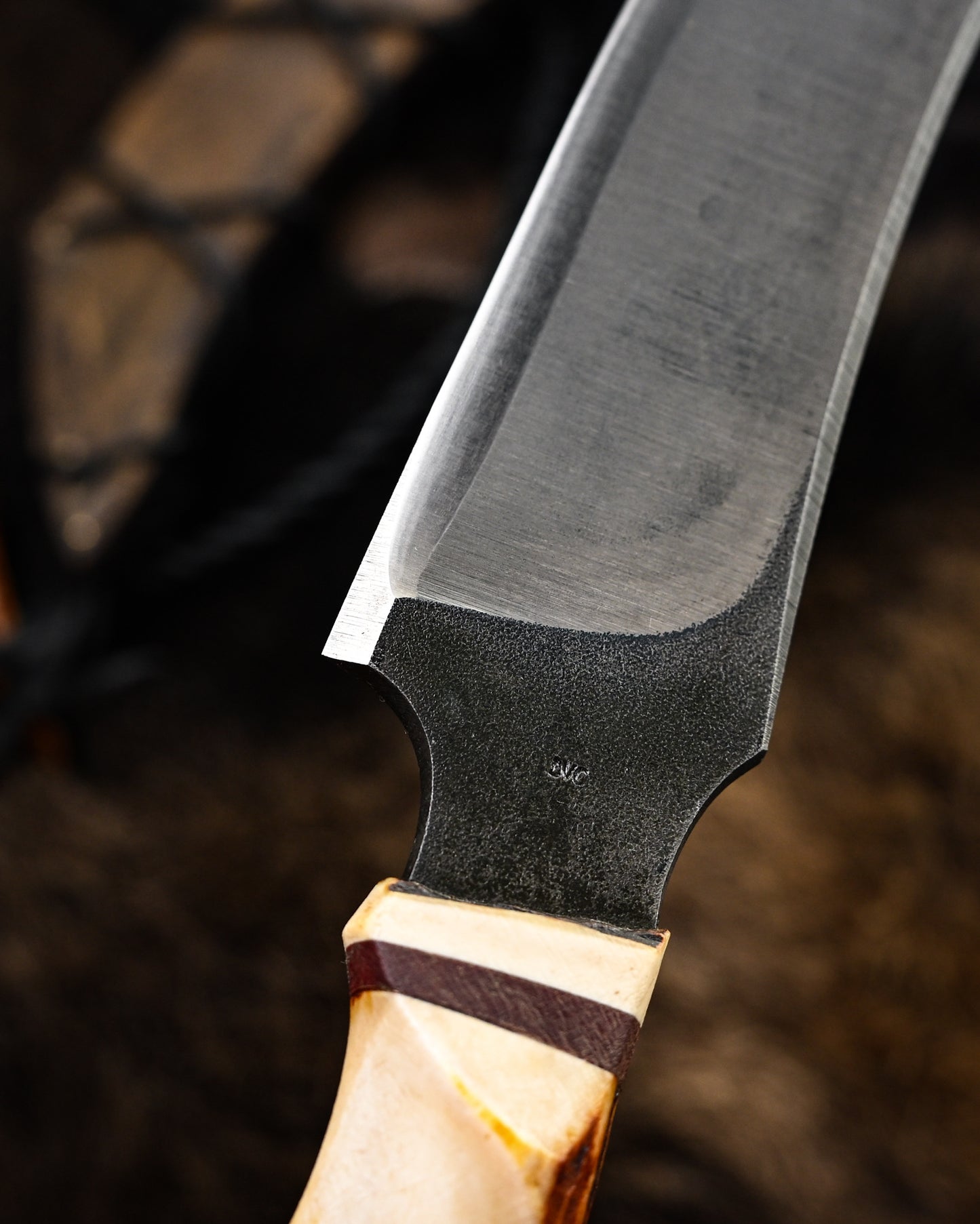 Made in Japan  Hidetsugu Shimada "Ishitora" Custom Handmade Hunting Knife