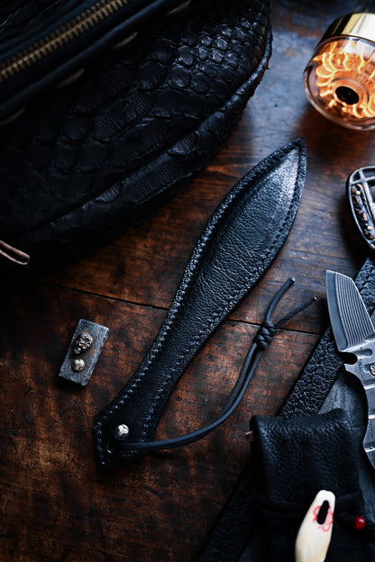 Sunizumi Shoten × Wtopia EDC Leather Slapper  Rare Bear Leather Handmade in Tokyo