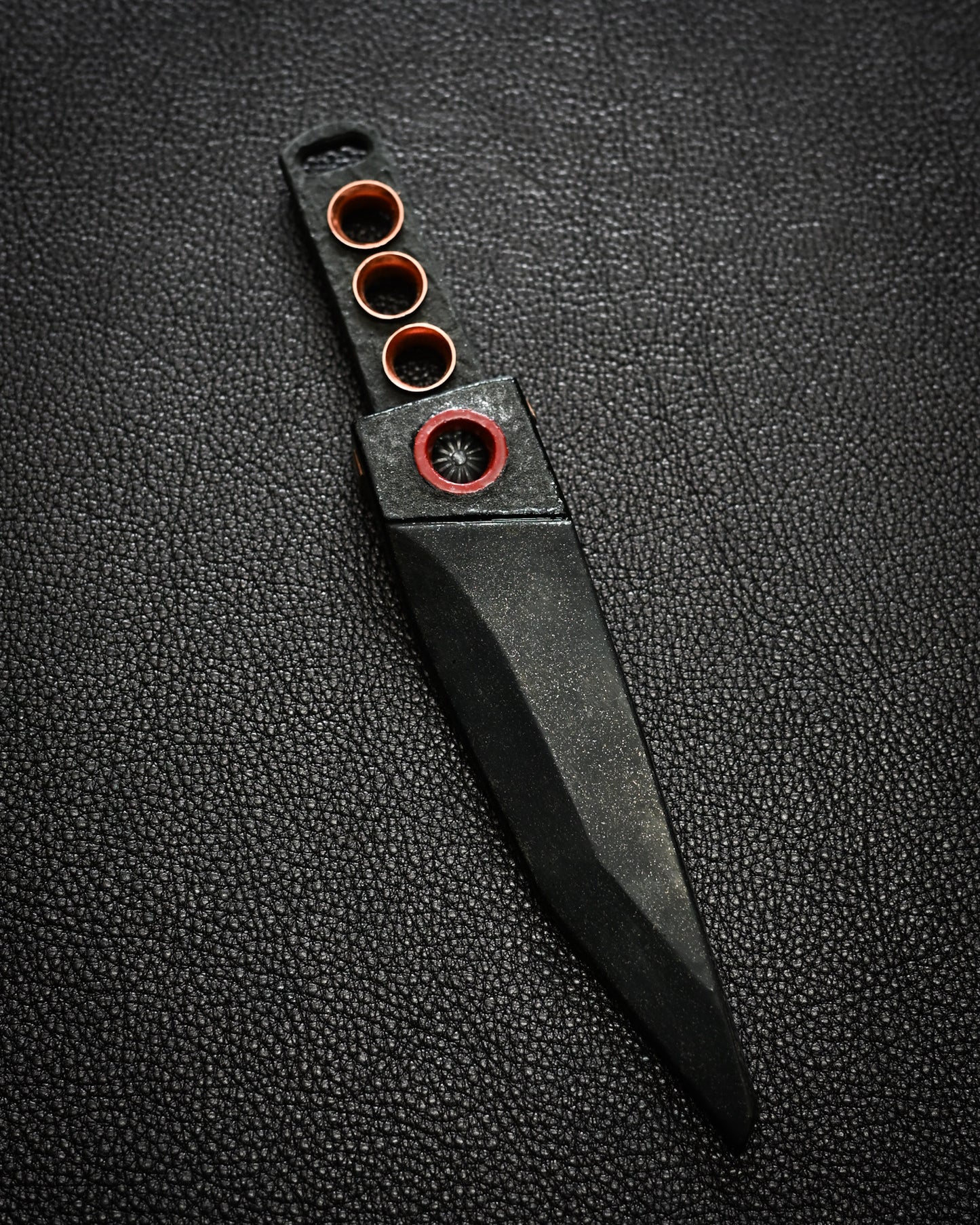 Recommended Artist Yukio Nibu One-Off Custom Knife No. R8-8 Forged from Vintage Hand-Forged Blade Steel