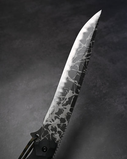 Rare Kiku Knives by Kikuo Matsuda “Yoroi Ryu” Custom Outdoor Knife – OU-31 Blade