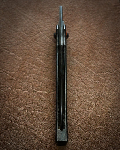 Highly Recommended Artist Piece — Extremely Rare Yukio Nibu Custom Folding Knife Tokyo Exhibition Model No. R8-1 HiKōMori Heavy-Spine Build