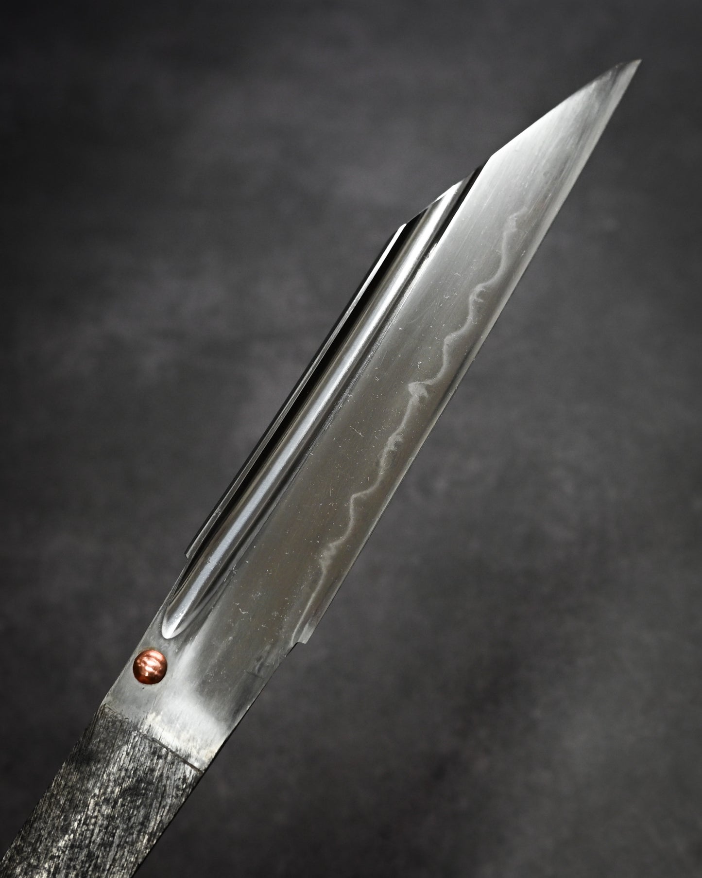 Yukio Nibu – One-Off Custom Knife R8-14 Reclaimed Seki Military Sword Fragment