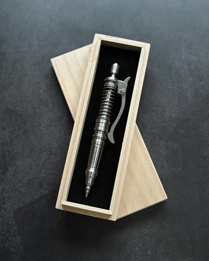 Hidetoshi Nakayama Clip-Lock Pen – Hidden Bolt-Action Short Model
