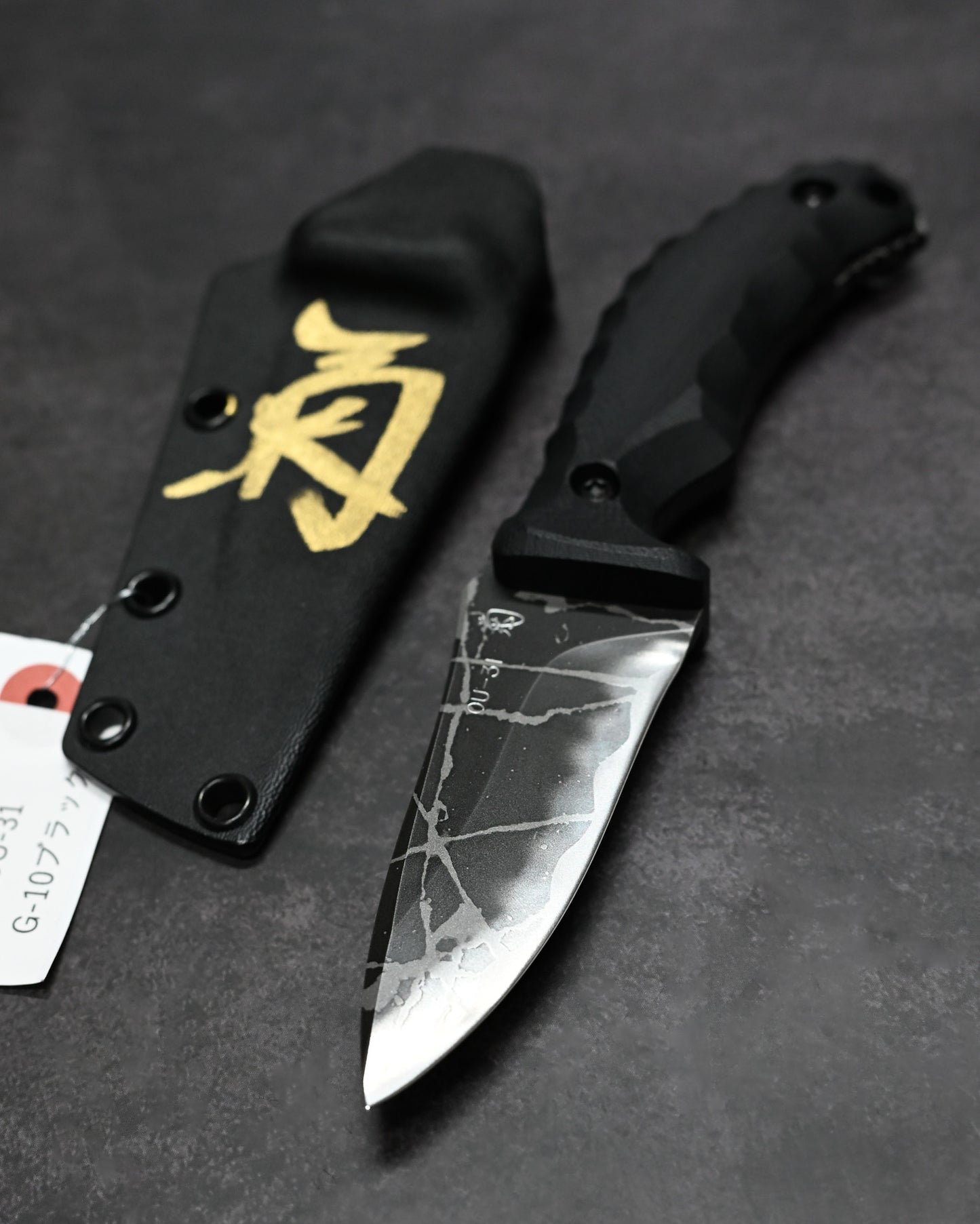 Limited EditionKiku Matsuda Southern CrossOU-31 Outdoor Fixed BladeBlack G10 HandleHandmade in Japan