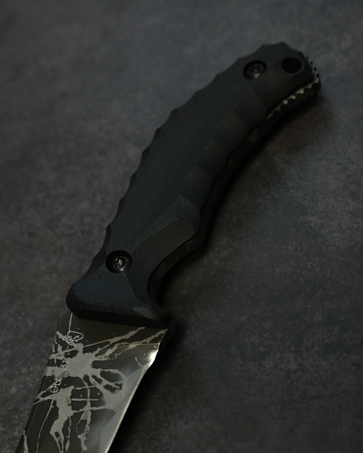 Limited Edition｜Kiku Matsuda “Southern Cross”｜OU-31 Outdoor Fixed Blade｜Black G10 Handle｜Handmade in Japan