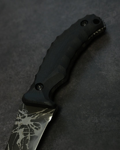 Limited Edition｜Kiku Matsuda “Southern Cross”｜OU-31 Outdoor Fixed Blade｜Black G10 Handle｜Handmade in Japan