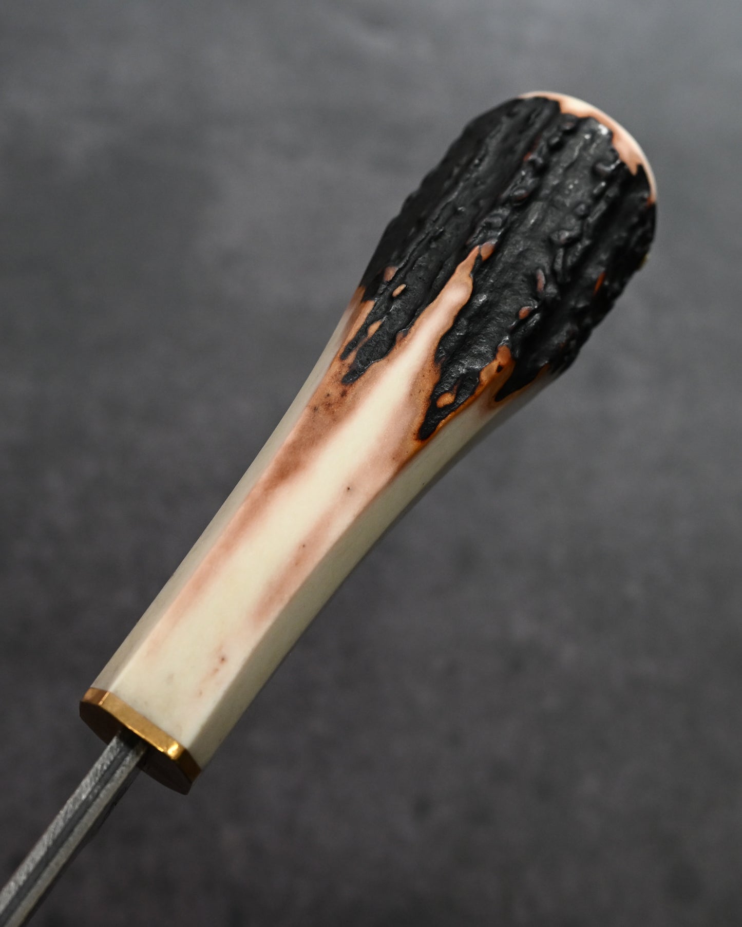 Sunizumi Knives “Little Brown” Full Custom Outdoor Bunka Knife Ginsan Damascus (#5)