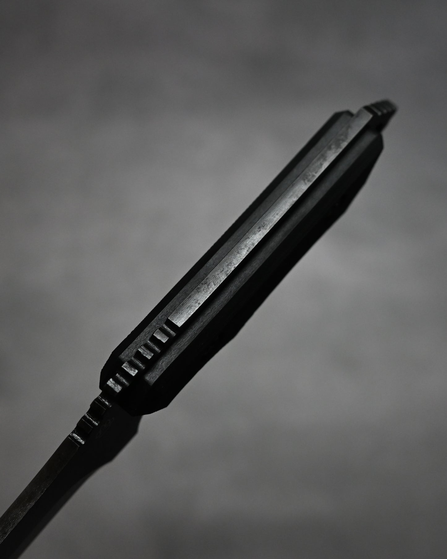 Black-One 日本製 固定刃ナイフ 松田菊男（松田昌之）作｜青紙スーパー鋼｜G10 ブラック