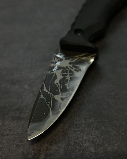 Limited Edition｜Kiku Matsuda “Southern Cross”｜OU-31 Outdoor Fixed Blade｜Black G10 Handle｜Handmade in Japan