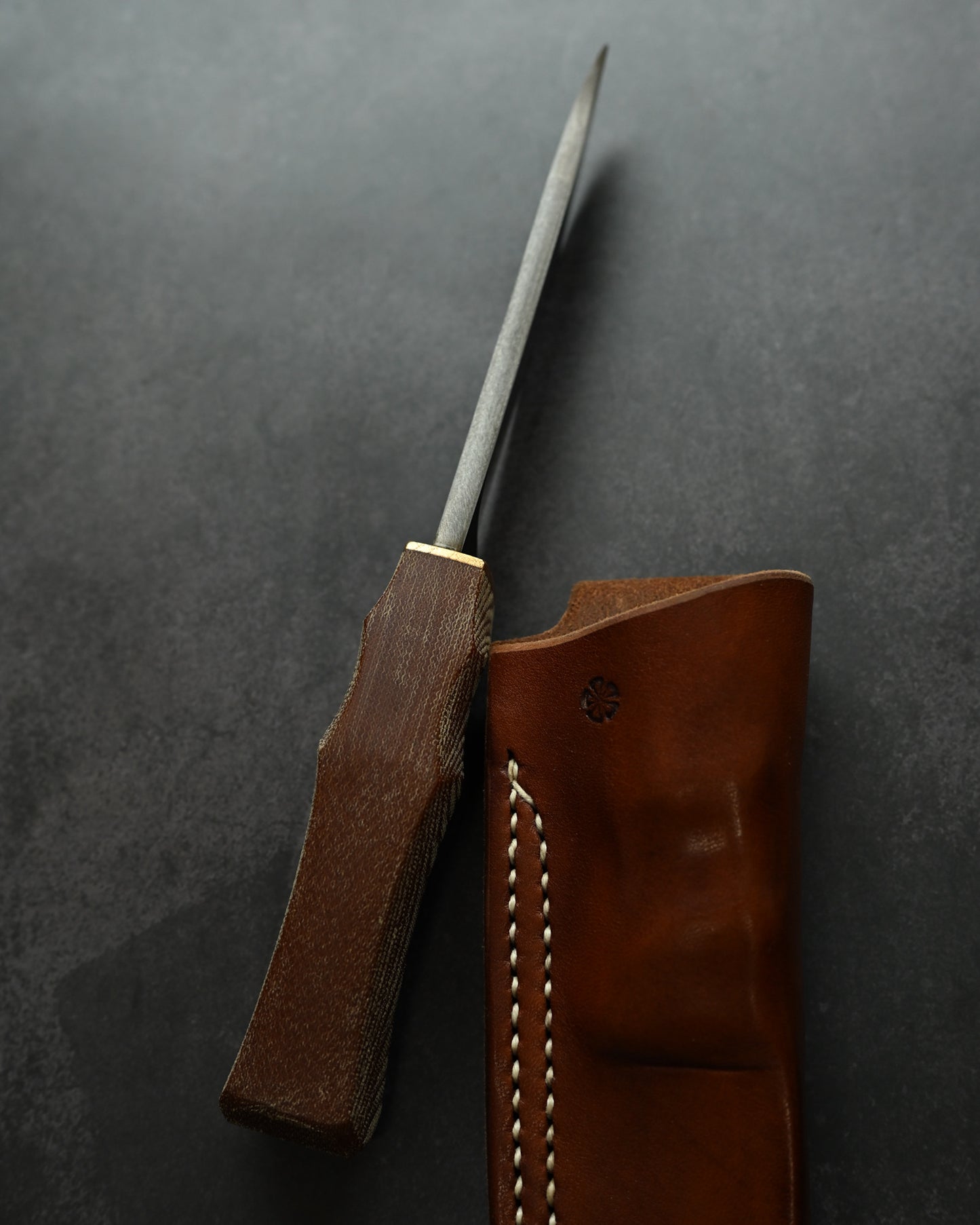 Wtopia Arawashi WP2 Straight Knife Japanese Made  Westinghouse Micarta