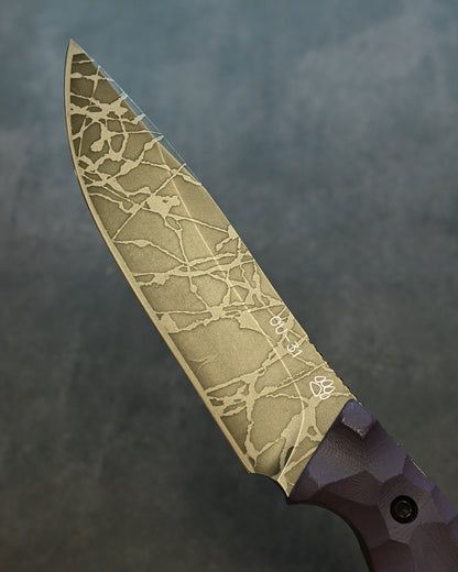 Extremely Rare｜Lake Biwa Show Edition｜Masayuki Matsuda “Nokaze”｜OU-31 Outdoor Fixed Blade｜G10 Handle｜Handmade in Japan