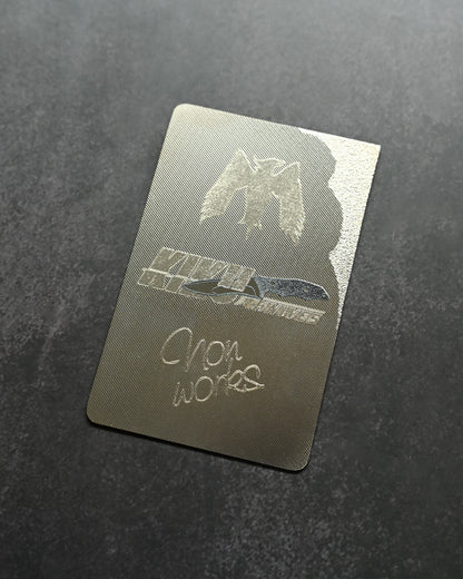 Kiku knives  Mummert Knives Titanium Card Knife Limited Collaboration