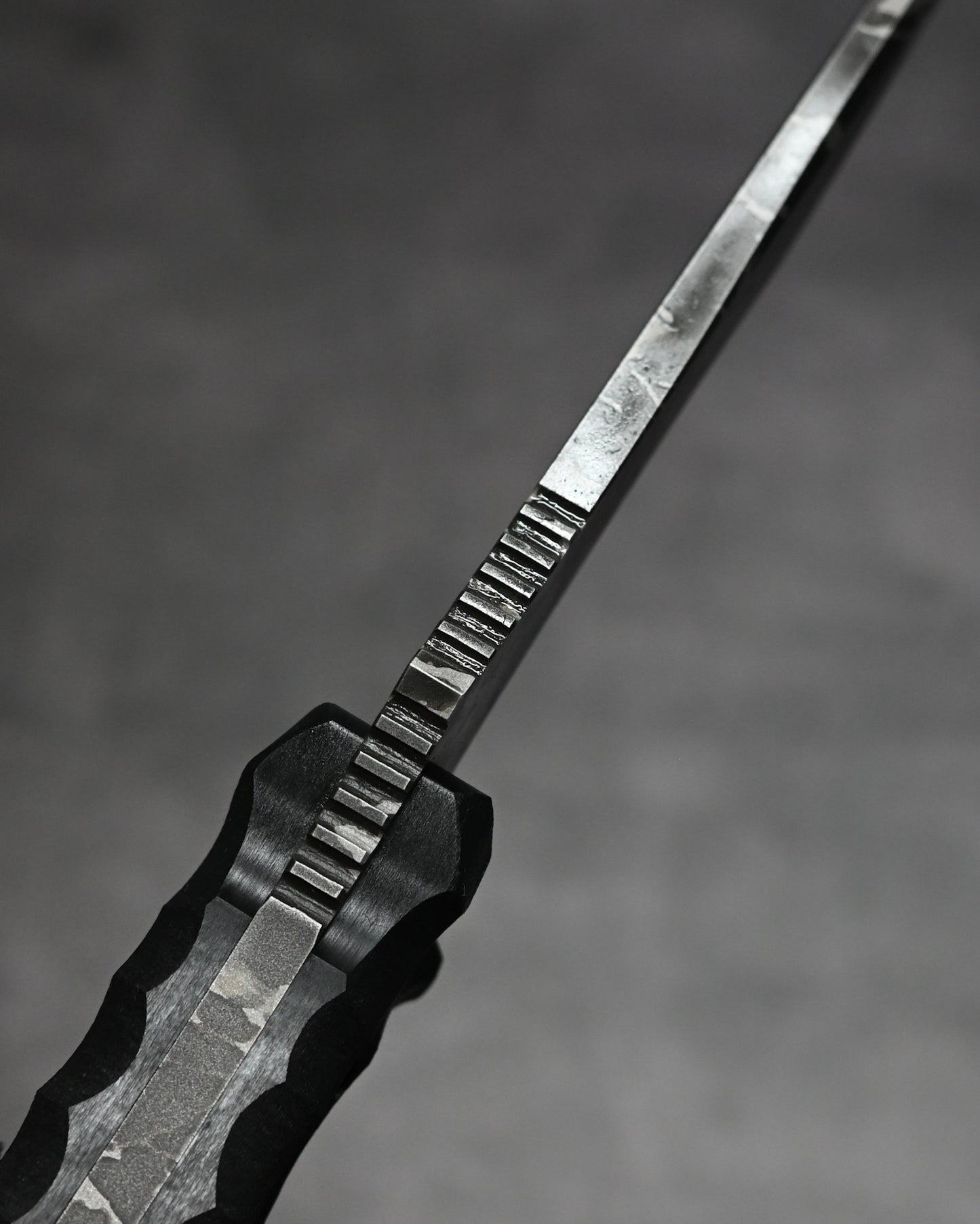 Hurricane By Kikuknives Japanese Fixed Blade Knife OU-31 Steel with Black G-10 Handle