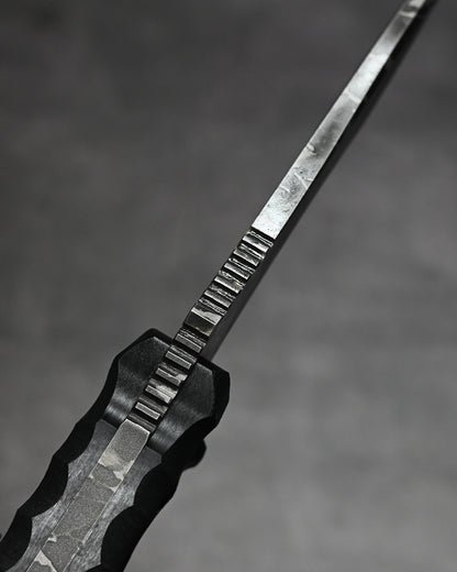 Hurricane By Kikuknives Japanese Fixed Blade Knife OU-31 Steel with Black G-10 Handle