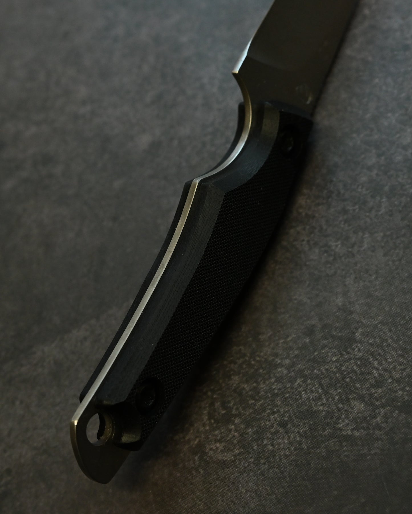 極稀少｜琵琶湖展会版｜松田菊男「霧月（Mugetsu）」｜14C28N 超軽量アウトドア直刀｜G10ハンドル