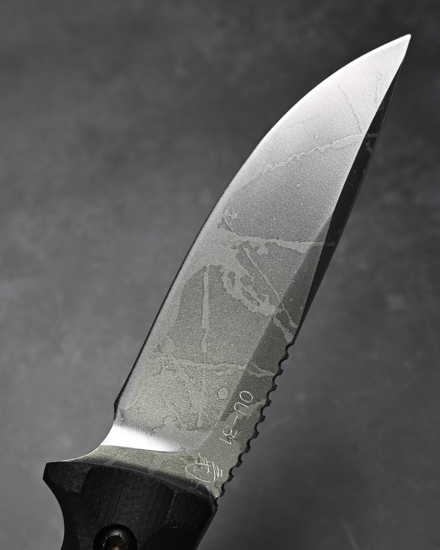 Rare Kiku Knives by Kikuo Matsuda “Yamaboshi” Custom Outdoor Knife – OU-31 Blade