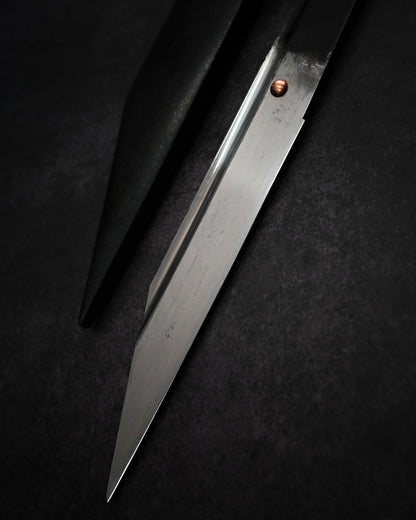 Yukio Nibu One-Off Custom Knife R8-15 – Reclaimed Kamakura-Period Tachi Fragment