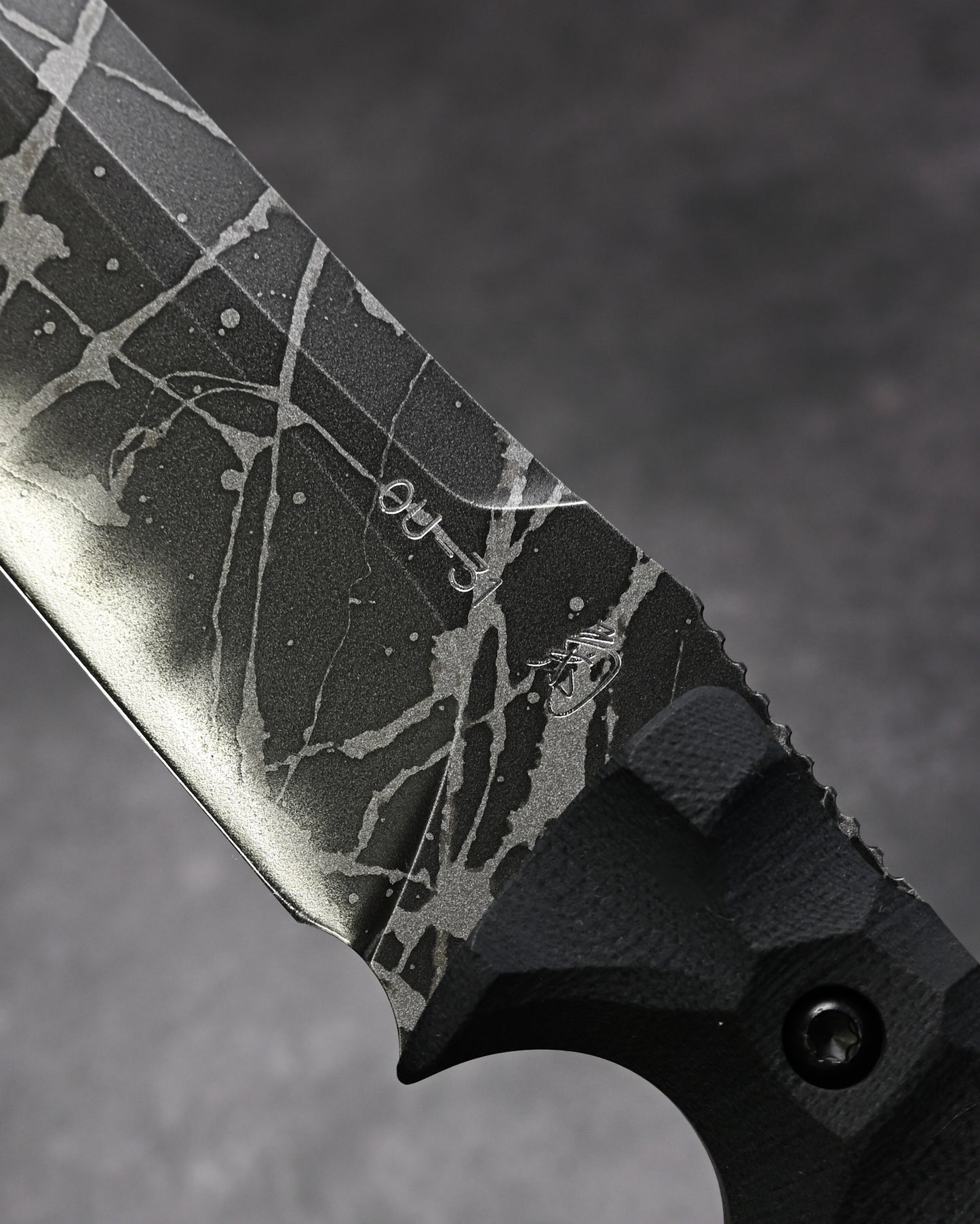 Rare Kiku Knives by Kikuo Matsuda Yukikaze　Custom Outdoor Knife OU-31 Blade