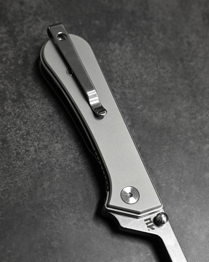 NUKNIVES T33 Multi-Functional Folding Screwdriver – Titanium Alloy Handle (Includes EDC Pouch)