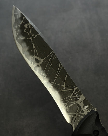 Limited Edition | Kiku Matsuda “Nebura XL” — OU-31 Steel Blade × Black G10 Handle