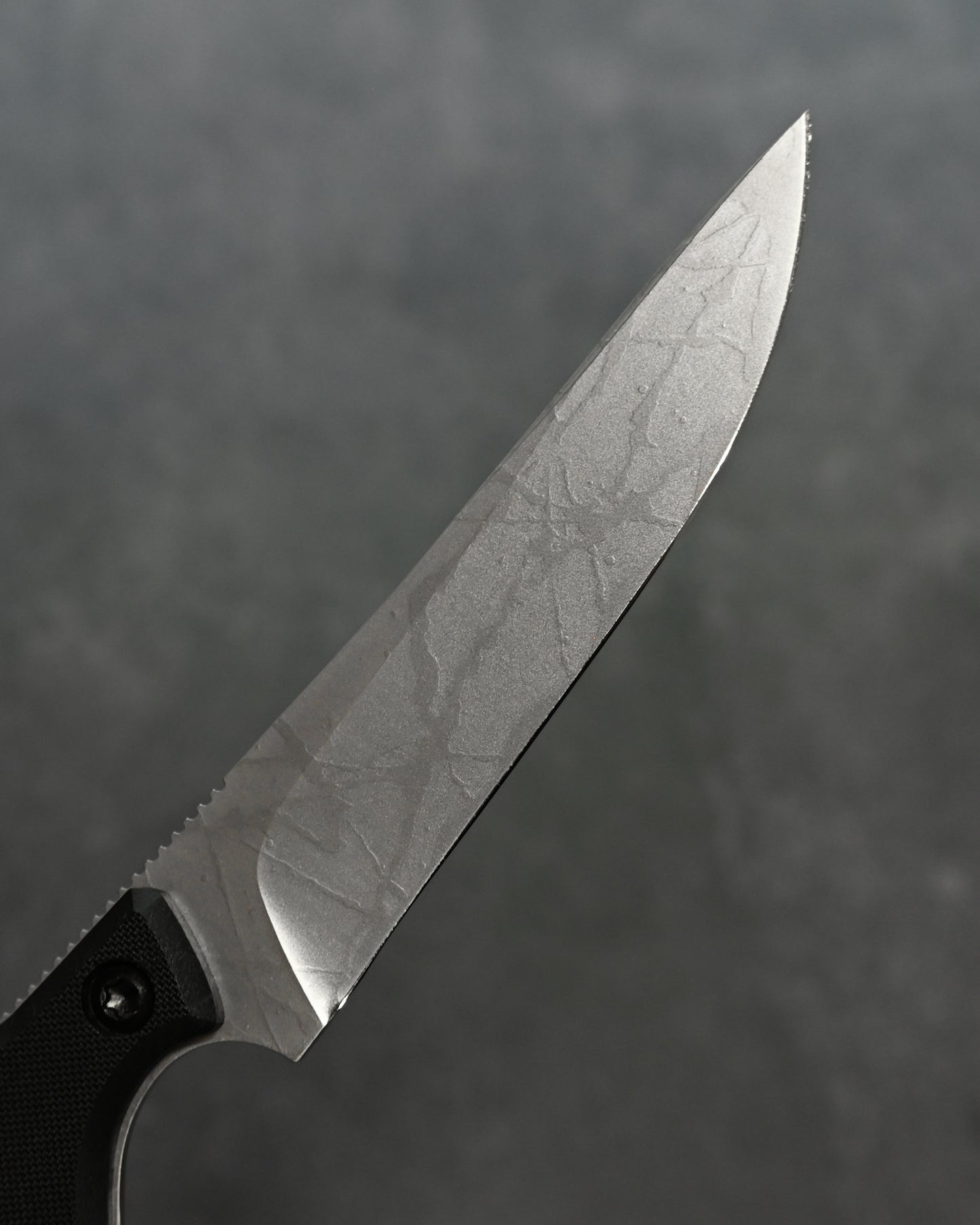 極稀少｜琵琶湖展会版｜松田菊男「霧月（Mugetsu）」｜14C28N 超軽量アウトドア直刀｜G10ハンドル