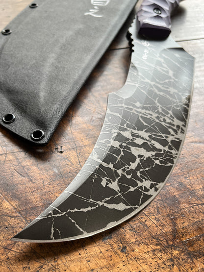 Rare Kiku Knives Big Boar– Kikuo Matsuda & Masayuki Matsuda OU-31 Custom Fixed Blade Knife