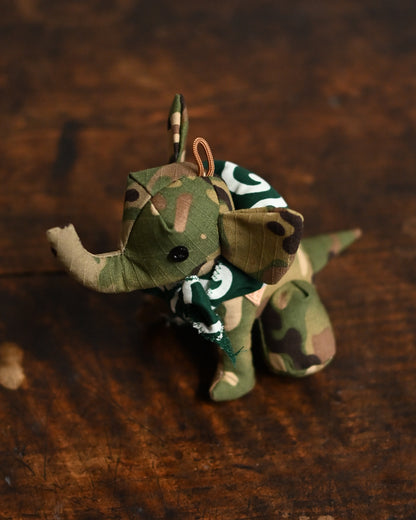 Sunizumi Shoten × Kotobukidou Camo Elephant Custom Mascot Charm