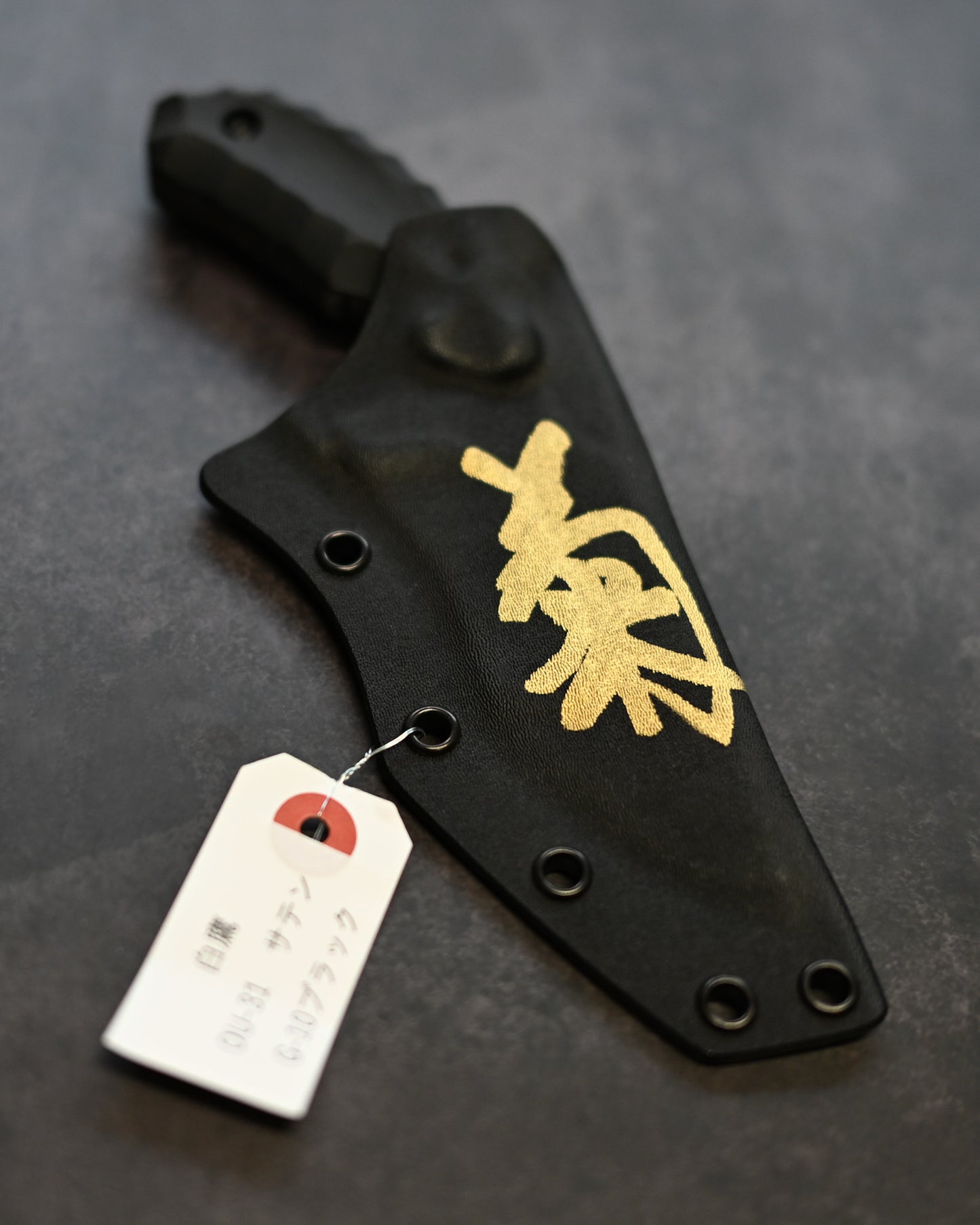 希少・極厚  松田菊男作 「白鷹」  サイン入り ハンドメイド フィクスドブレード  OU-31鋼 × G10ハンドル