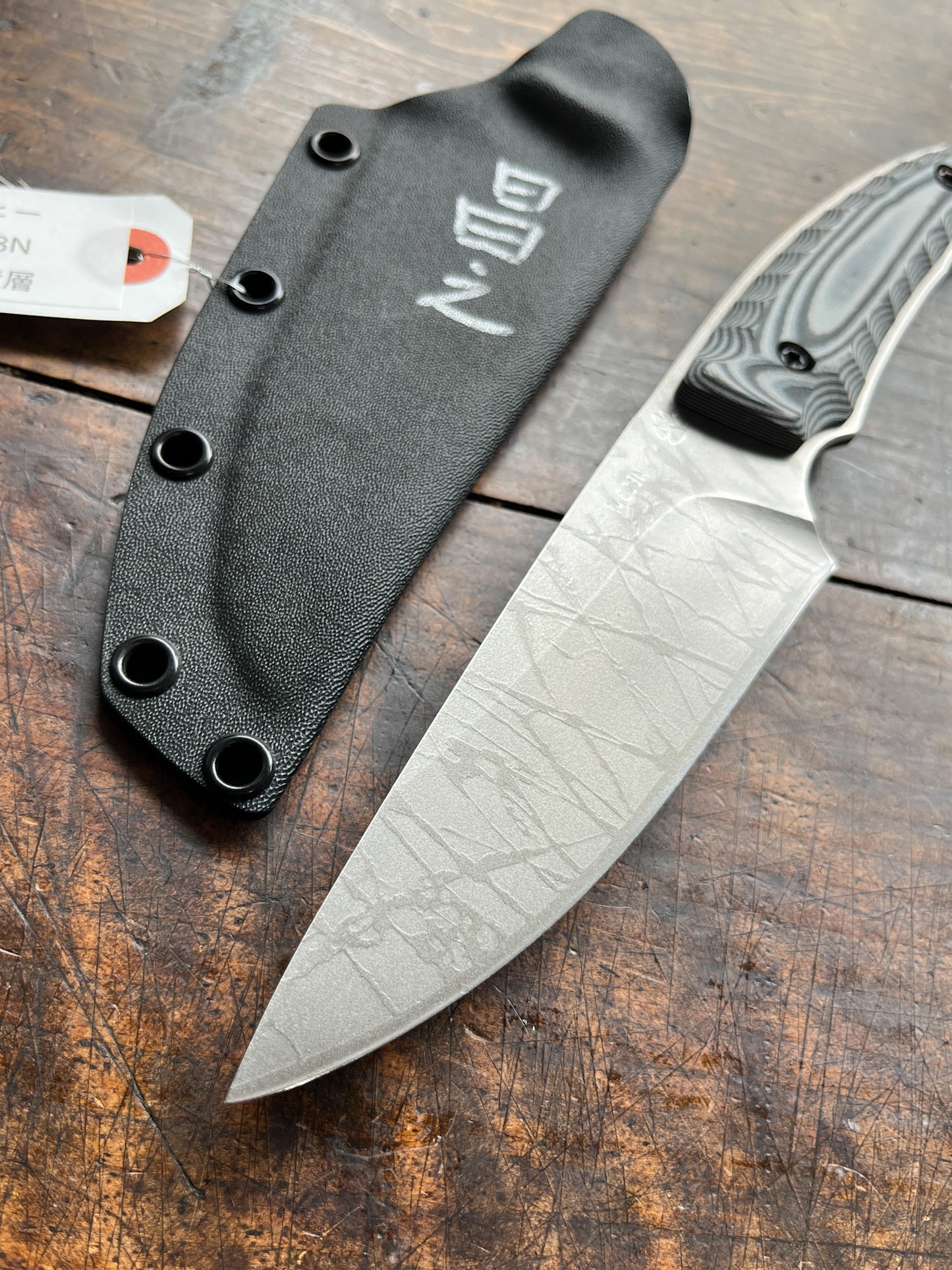 Kiku Knives Sabahee – Kikuo Matsuda & Masayuki Matsuda 14C28N Custom Fixed Blade Knife