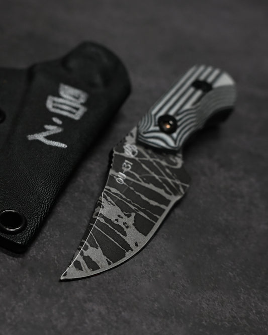 Kikuknives Masayuki Matsuda Custom Knife “Uribō” Outdoor Knife – OU-31 Steel